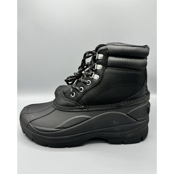 WEATHERPROOF VINTAGE Men's Outdoor Joe Duck Boots, Size 8M, Black - Picture 8 of 10
